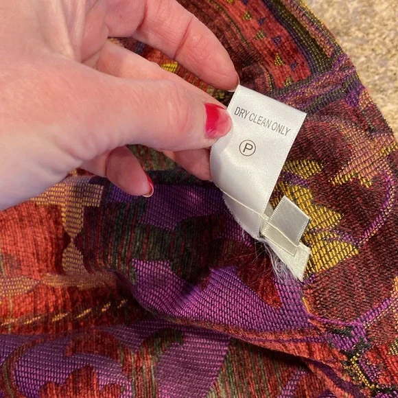 Coldwater Creek Blazer Jacket XL Zip Up Floral - Picture 12 of 13